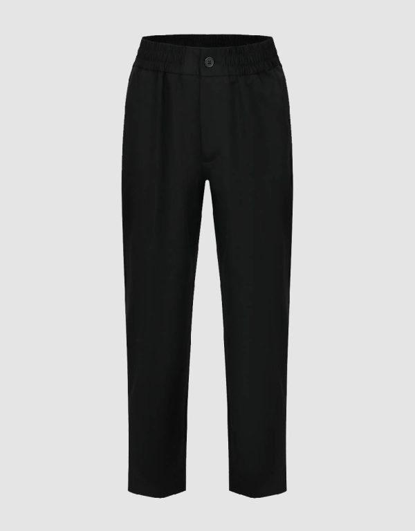 Knitted Carrot Fit Pants - Image 9