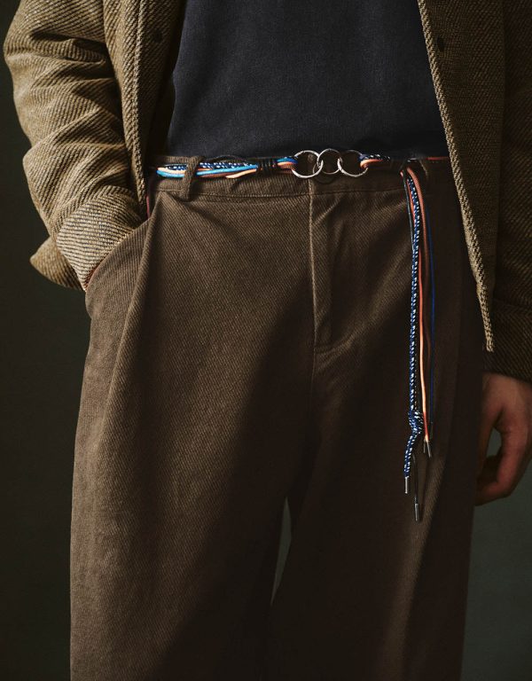Wide-Leg Pants With Rope - Image 5