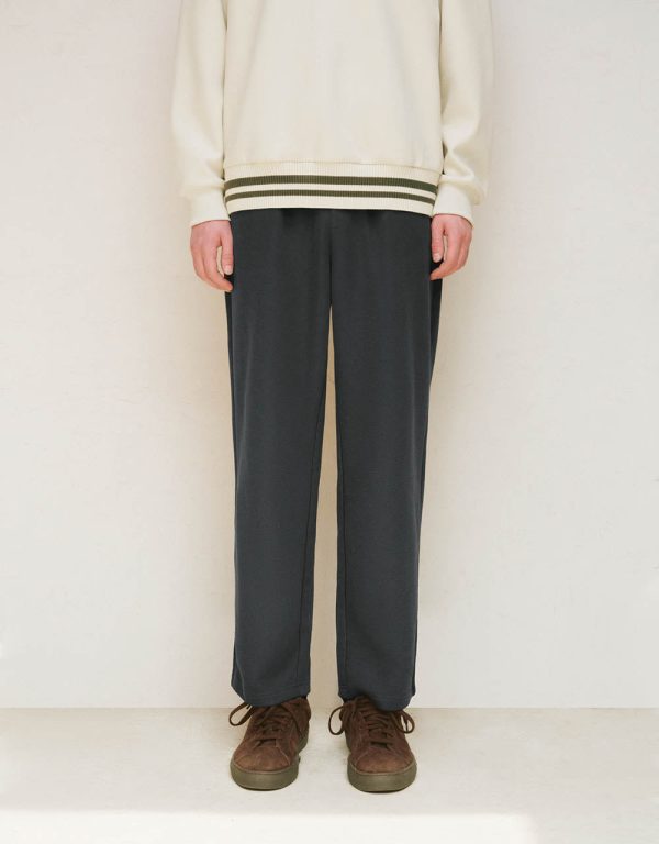 Drawstring Waist Carrot Fit Pants - Image 2