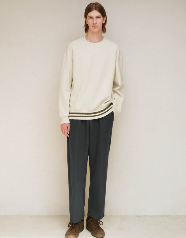 Drawstring Waist Carrot Fit Pants - Image 7