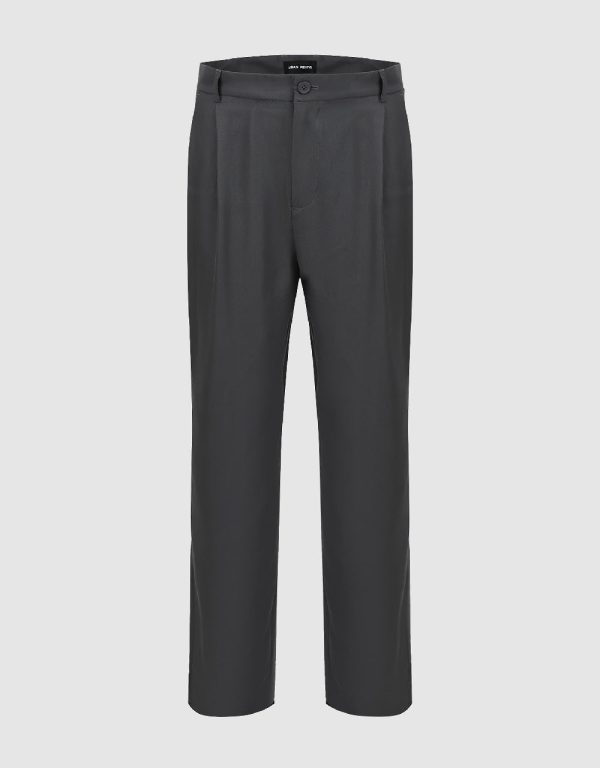 Tailored Straight Pants