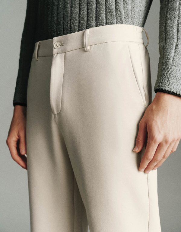 Knitted Carrot Fit Pants - Image 5