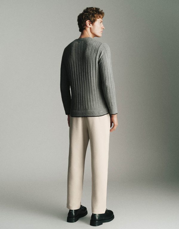 Knitted Carrot Fit Pants - Image 6