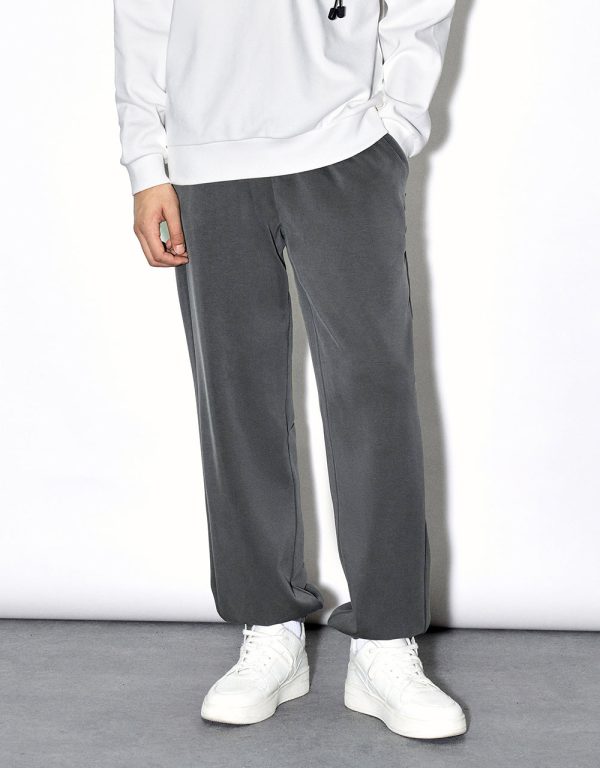 Drawstring Waist Knitted Jogger Pants - Image 2
