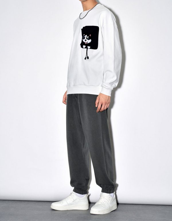 Drawstring Waist Knitted Jogger Pants - Image 7