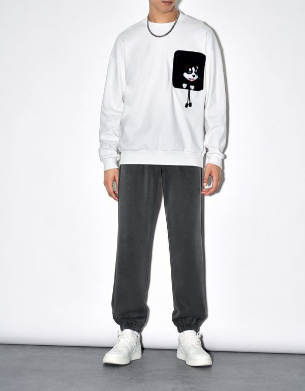 Drawstring Waist Knitted Jogger Pants - Image 8