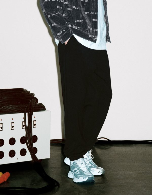 Drawstring Waist Knitted Jogger Pants - Image 4