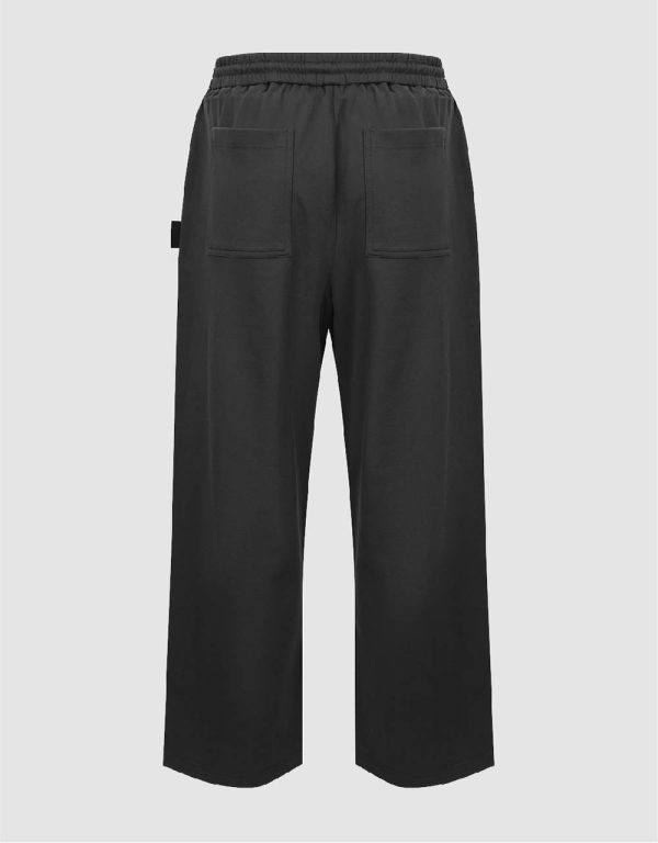 Elastic Waist Straight Pants - Image 3