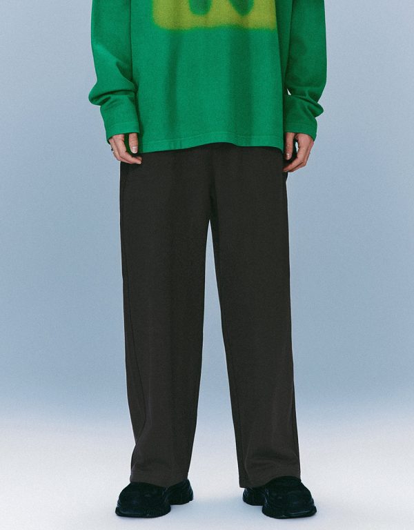 Elastic Waist Straight Pants - Image 2
