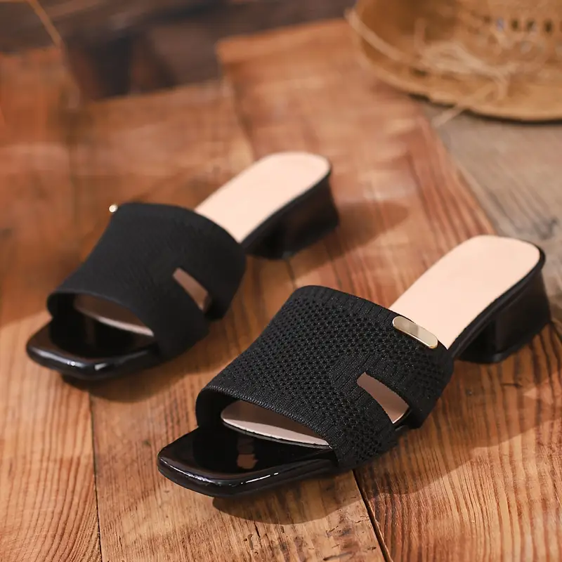 Square Toe Slip-On Sandals Lightweight Summer Casual Shoes - Image 2